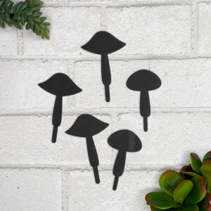 mushroom acrylic plant stakes